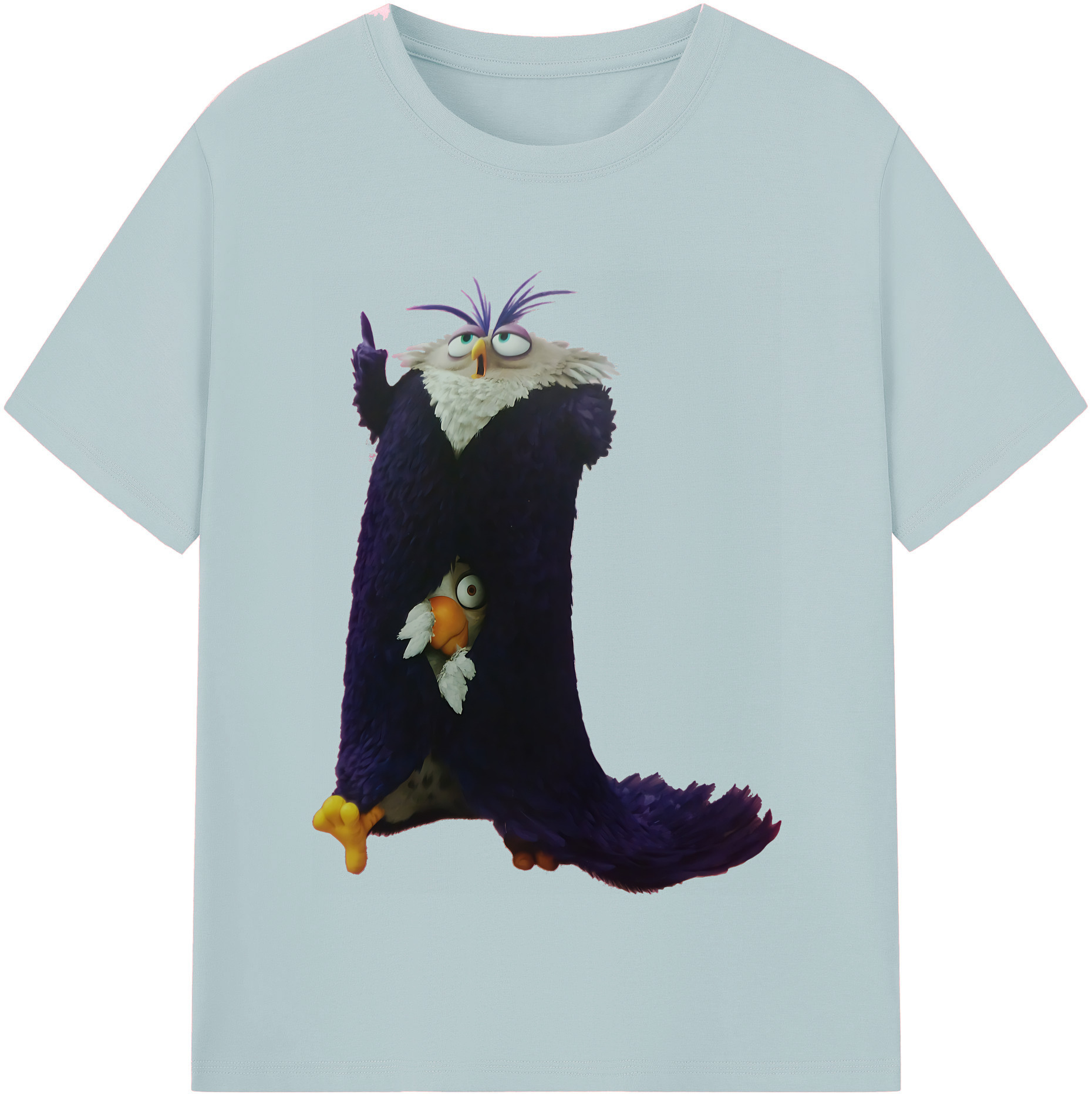 （画像用） Angry Birds アングリーバード 綿100％半袖Tシャツ（フロントプリント）